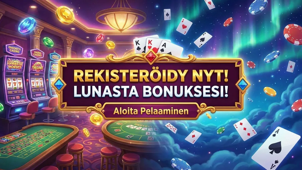 Rekisteröidy bonuksen kanssa